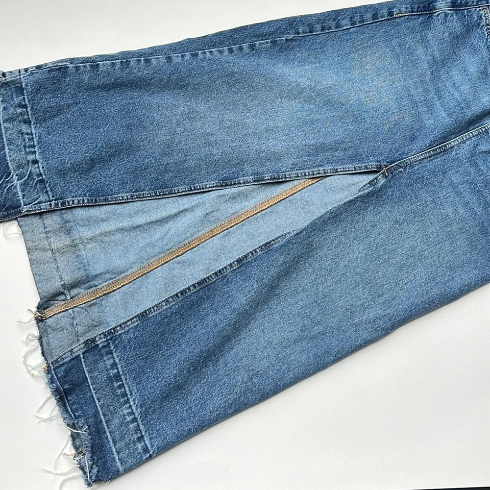 BDG Blue Denim Maxi y2k Britney 90s clueless school‎ casual modest skirt XS